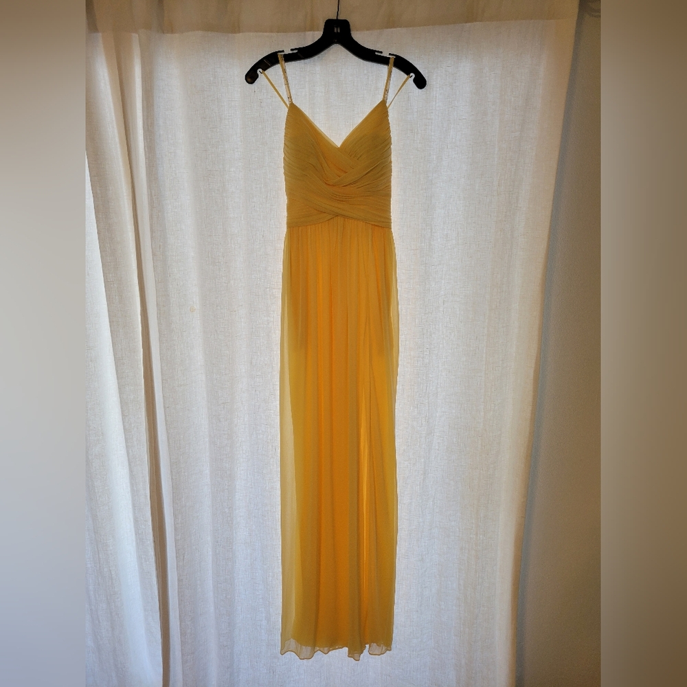 David's Bridal chiffon dress size 4.